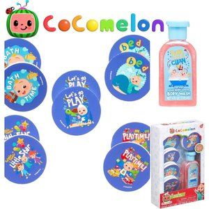 Cocomelon Bath Time Memory Game 11 Piece Set Learning Gift for Toddlers Babies